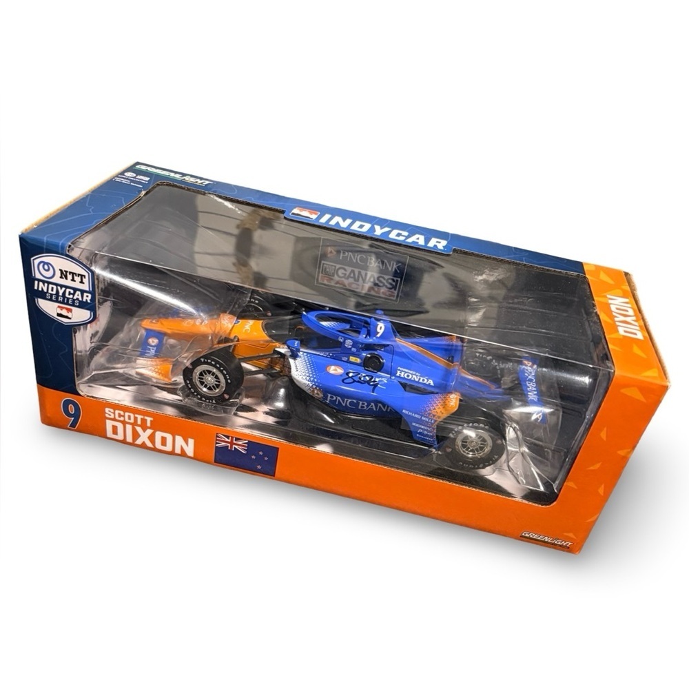 NWT Autographed Scott Dixon #9 IndyCar 2023 Greenlight 1:18 Diecast Collectible - Picture 10 of 17